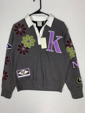 Kith Emery Floral Rugby Hematite